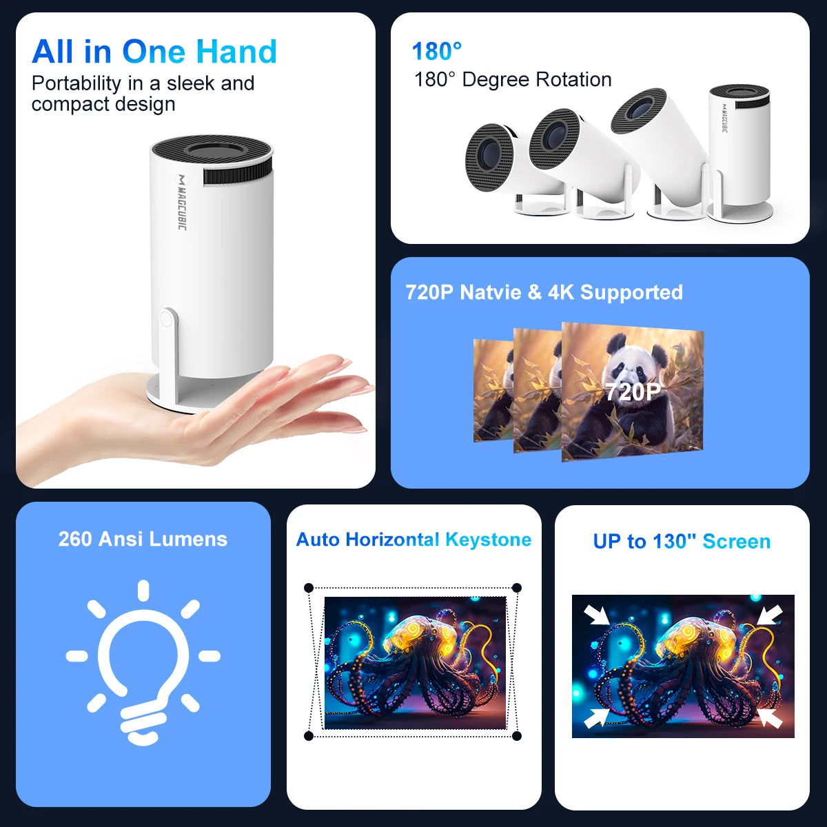 4K Android Projector