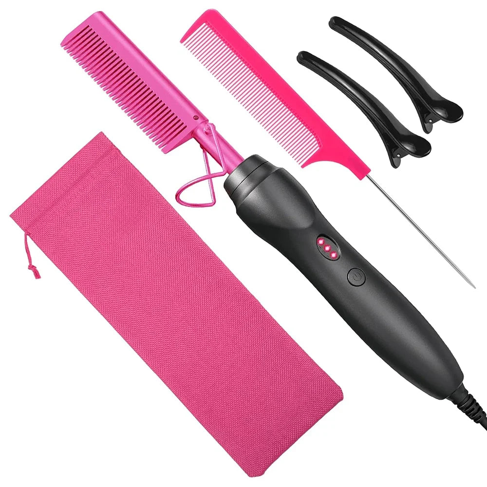 Hot Comb Hair Straightener