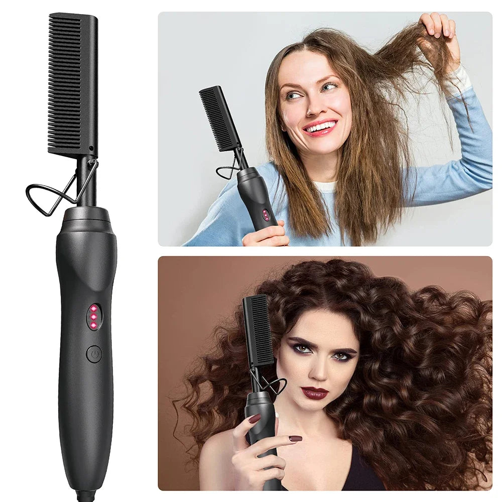 Hot Comb Hair Straightener