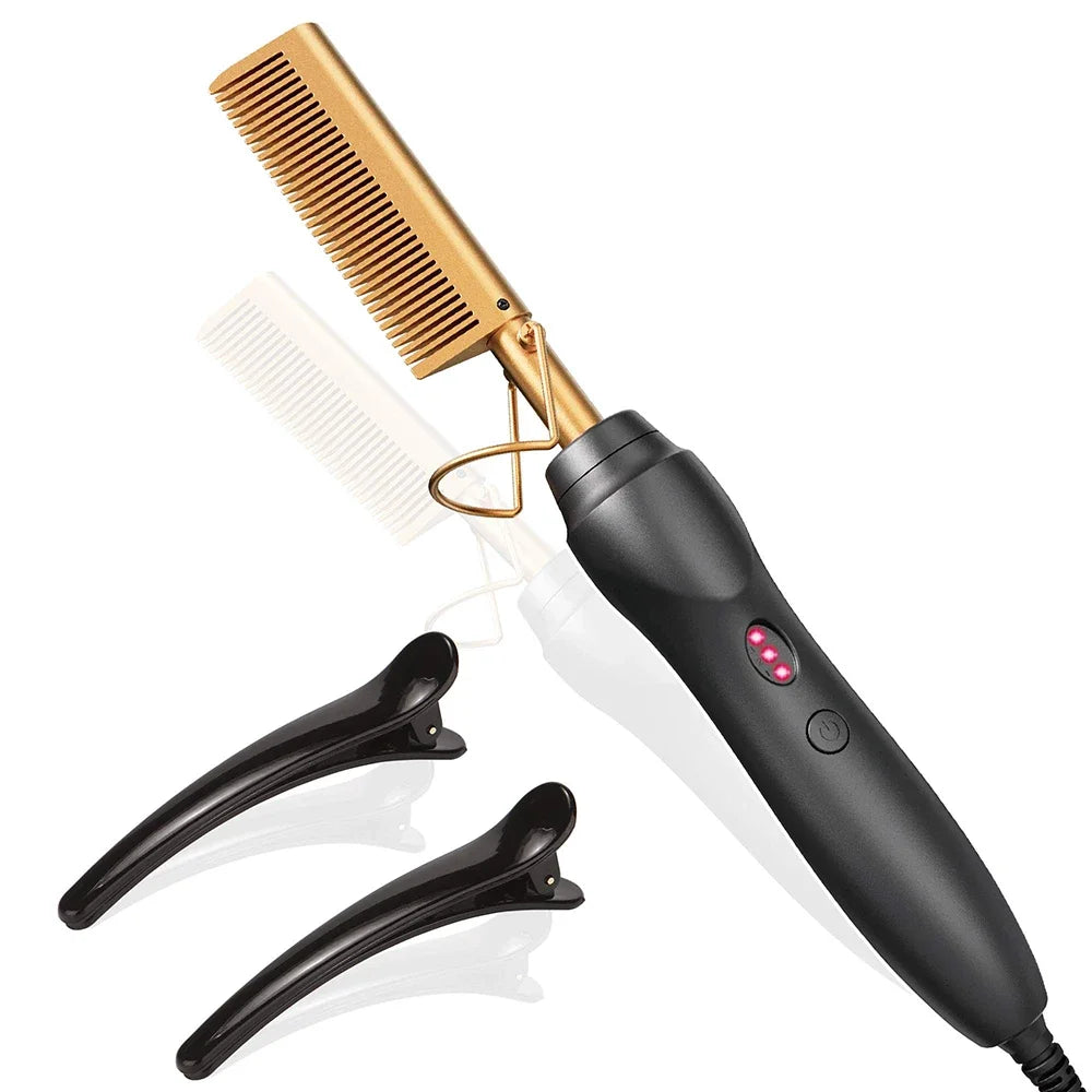 Hot Comb Hair Straightener