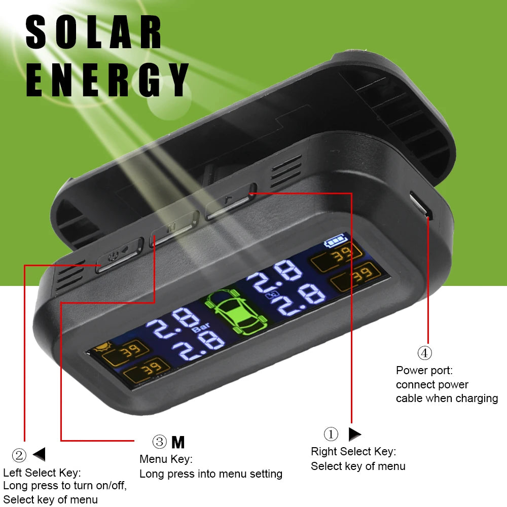 Solar Tire Pressure Monitor